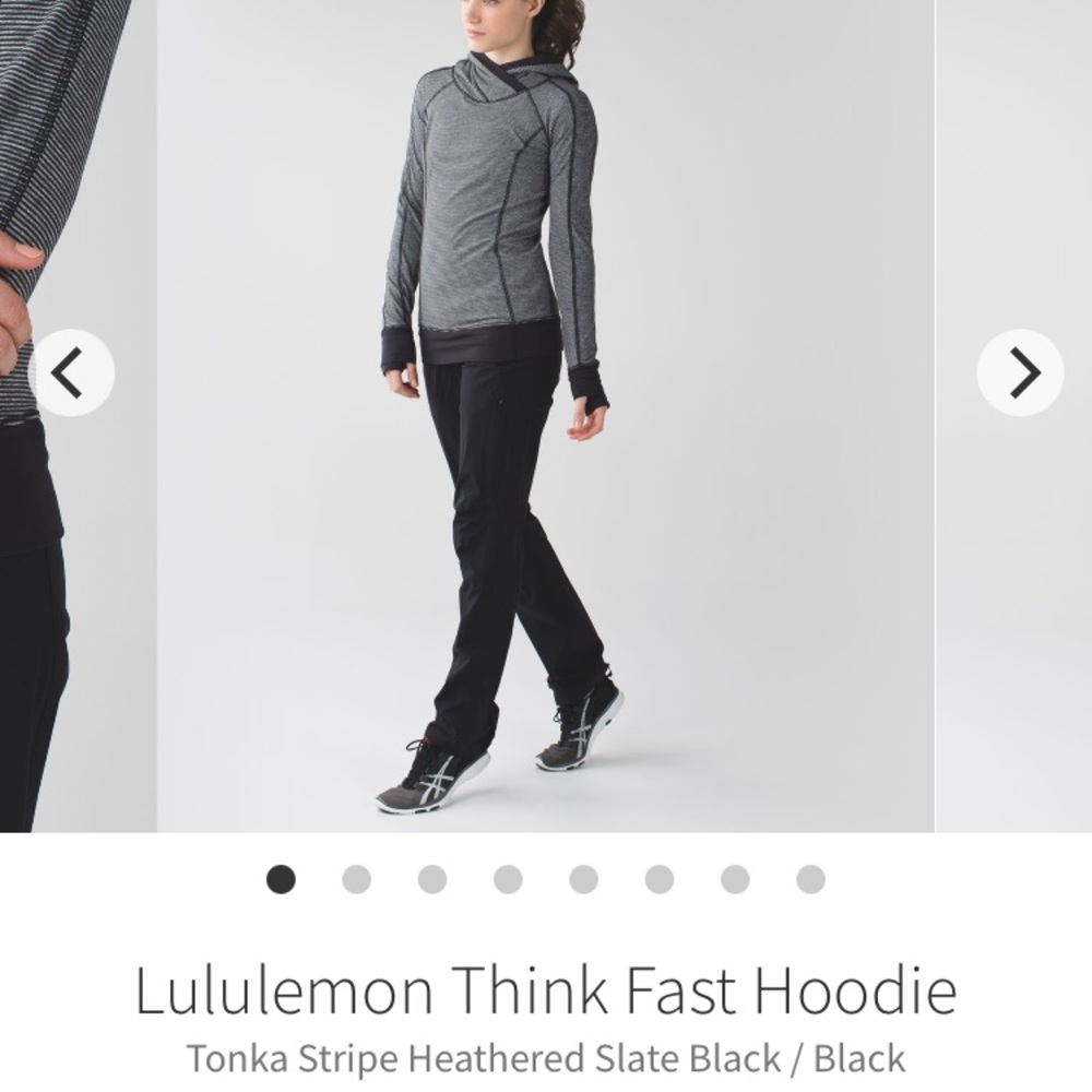 Lululemon think fast sz6